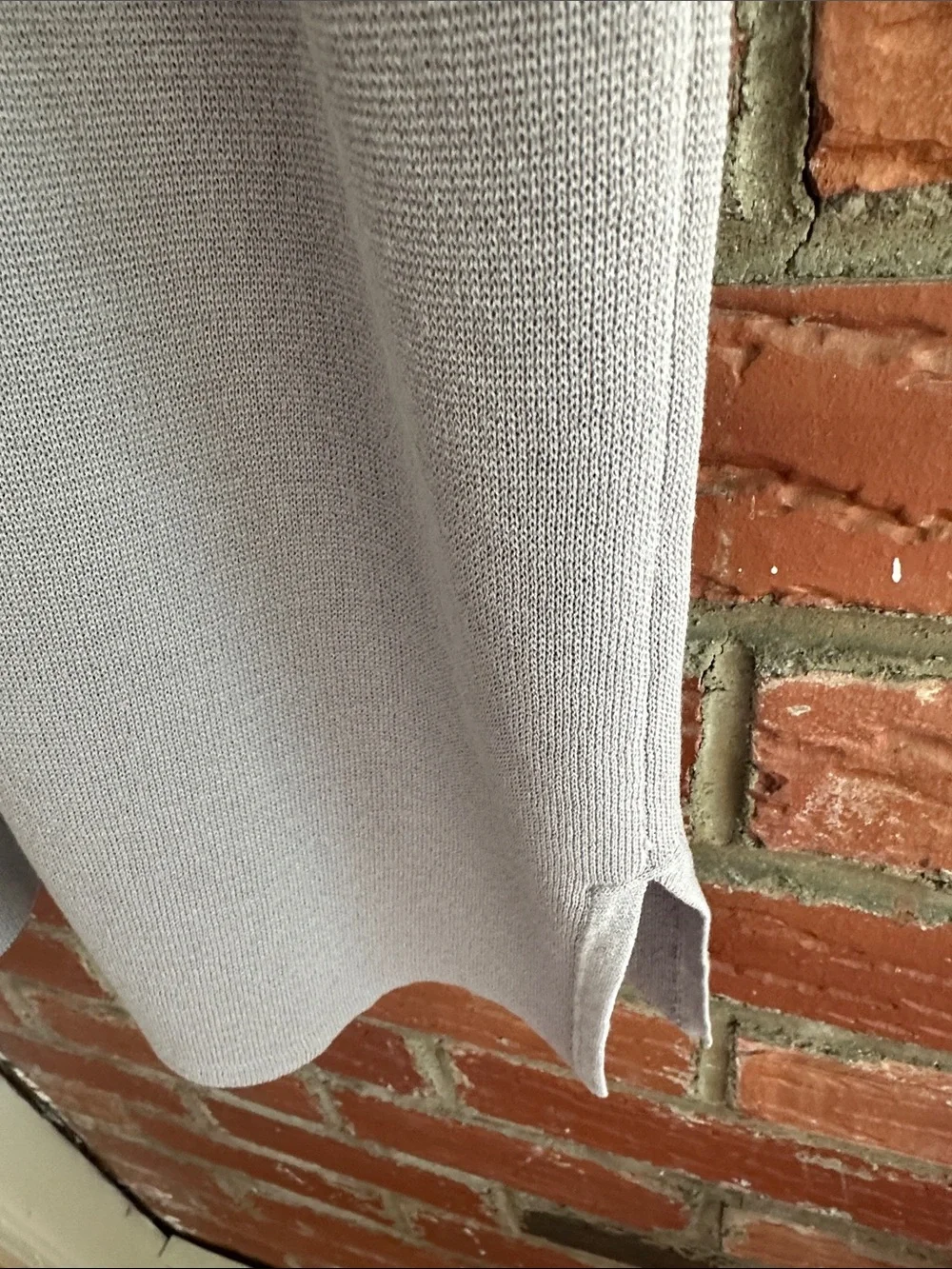 J. Crew Light Gray Knit Tunic Top